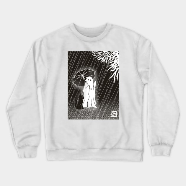 Rainy night Crewneck Sweatshirt by BATKEI